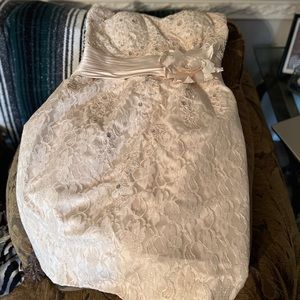 New elegant dress. Sleeveless with a sheer lightweight jacket size 16-18 OBO